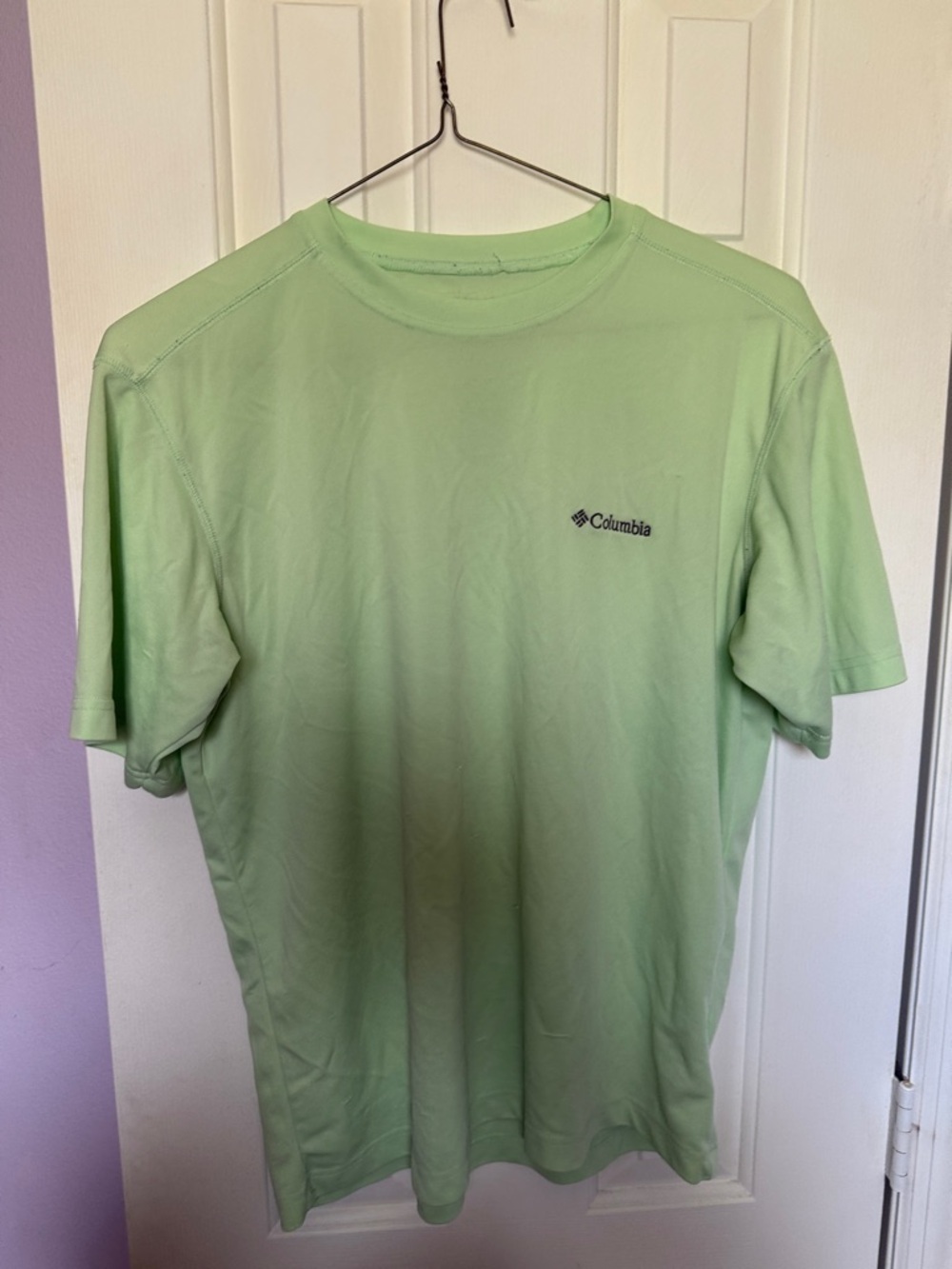 Columbia Men’s Short Sleeve Tee - Light Green medium